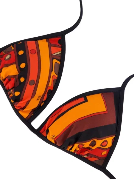 Top Pucci cu imagine portocaliu
