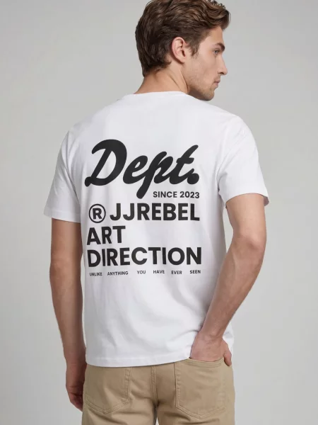 JJ Rebel Tricou JREBELIJAH negru alb