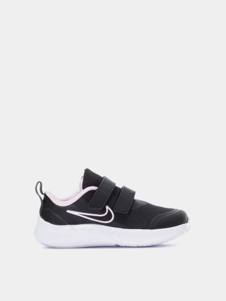 Дитячі Кросівки для бігу NIKE Star Runner 3 штучна шкіра/текстиль чорний