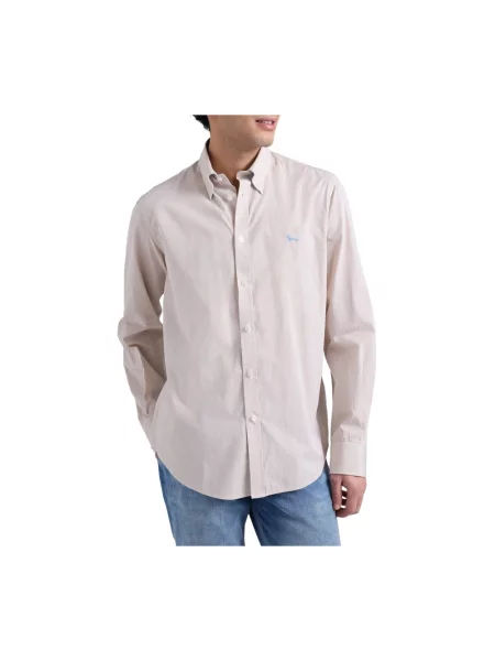 Koszula w kratkę Harmont & Blaine w kratę beżowa