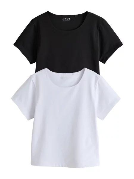 Next Tricou negru alb