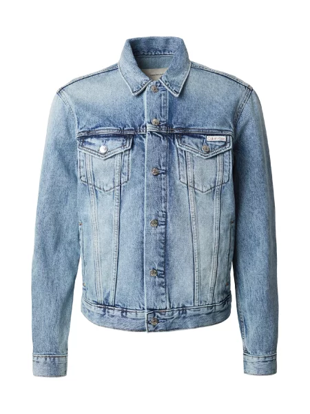 Calvin Klein Jeans Geacă de primăvară-toamnă ANDREW denim albastru