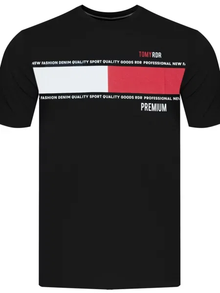 Majica Jumper s kratkimi rokavi črna