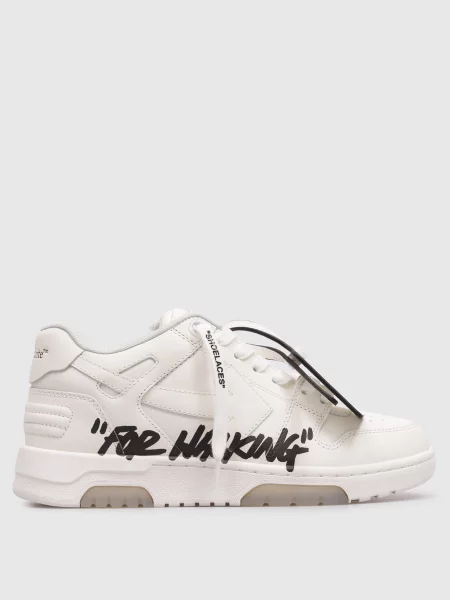 Шкіряні кросівки Out Of Office For Walking Off-white білі