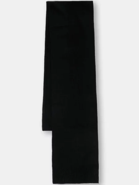Šal z dodatkom volne Sisley črna