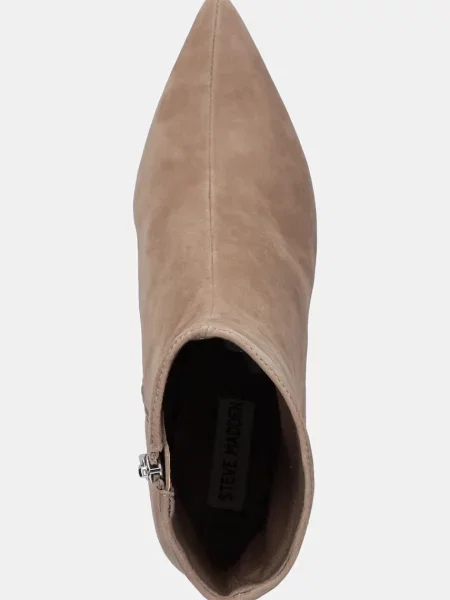 Замшеві черевики Steve Madden Lulah на шпильці бежевий