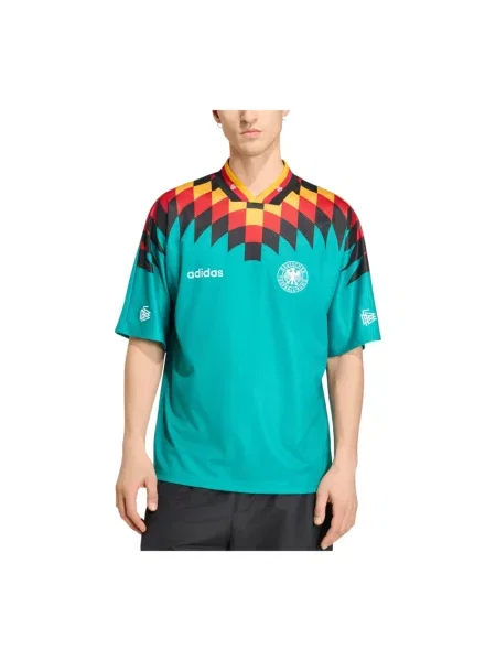 Adidas Koszulka Wyjazdowa Niemcy gruen biała