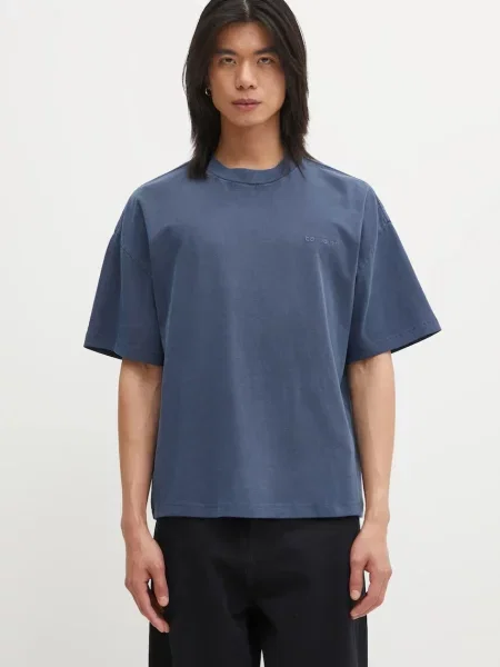 Μπλουζάκι Carhartt WIP S/S Benton T-Shirt ανδρικό μπλε