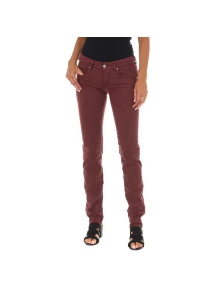 Jeansy skinny Met czerwone