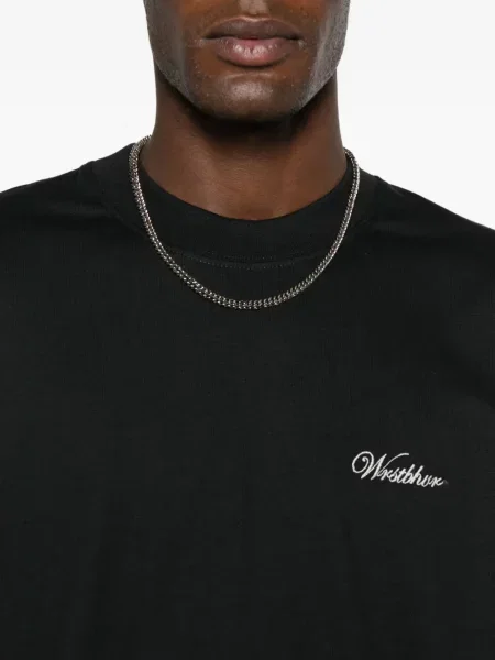 Tricou Wrstbhvr scurt negru