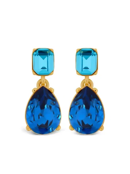 Cercei Oscar De La Renta albastru