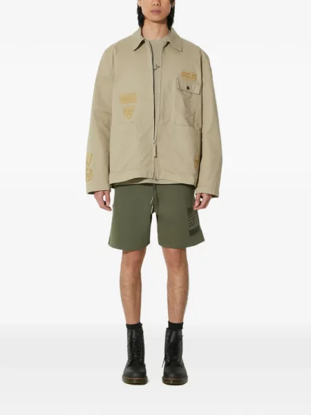 Шорти Alpha Industries с автограф с връзки зелено