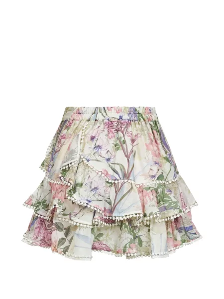 Fusta mini Charo Ruiz Ibiza cu model floral cu imagine