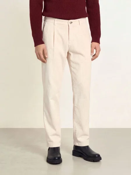 Joop! Jeans Kordové Kalhoty Rafael Regular Fit béžová