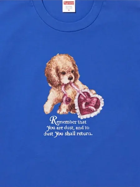 Tricou Supreme cu imagine albastru