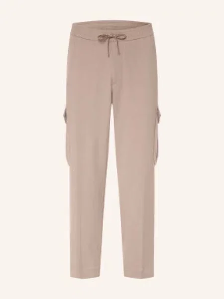 Boss Cargo Kalhoty Urbanex Transit Tapered Fit Z Flanelu černošedá