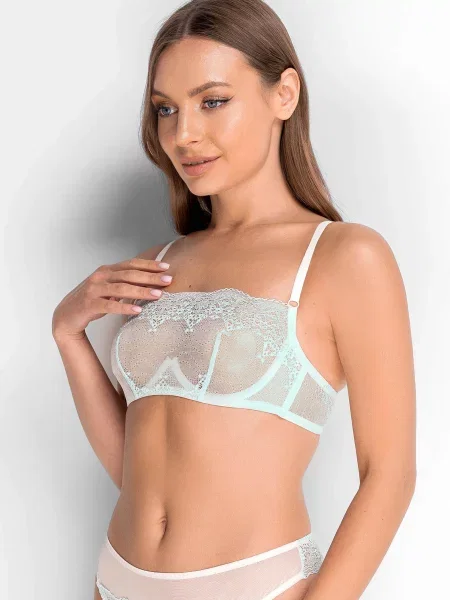 Бюстгальтер с мягкой чашкой зелений