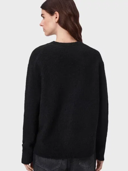 Шерстяной свитер Allsaints черный