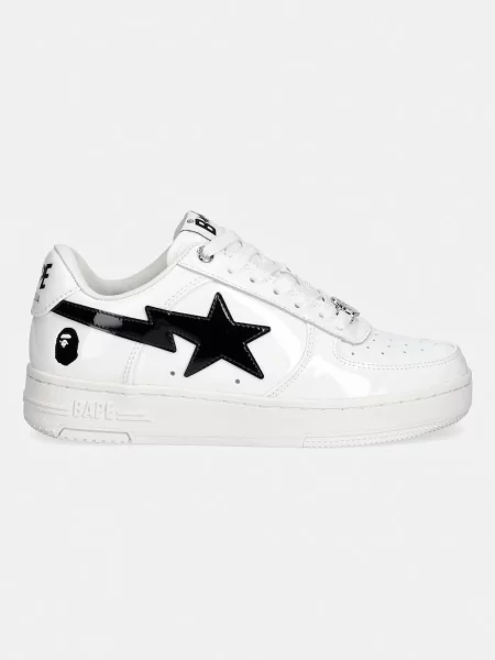 Кожаные кроссовки A Bathing Ape
