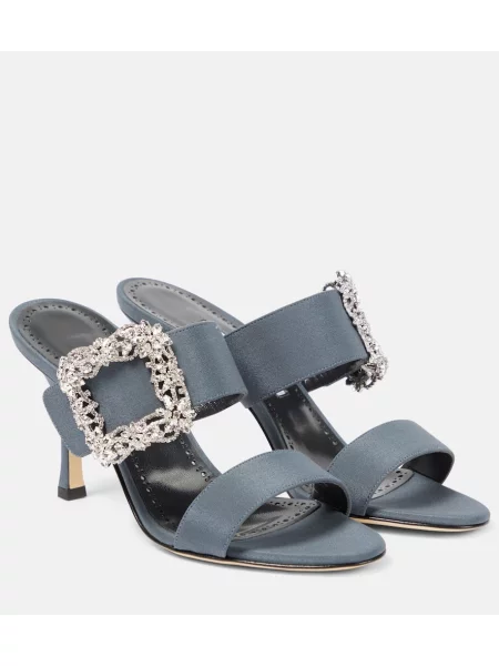 Sandale Manolo Blahnik albastru