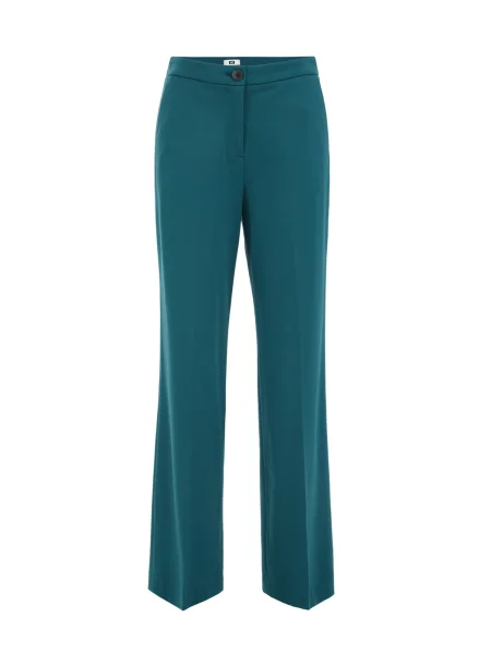 WE Fashion Pantaloni cutați cyan