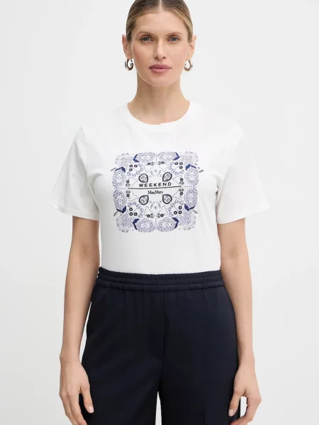 Weekend Max Mara Tricou West alb