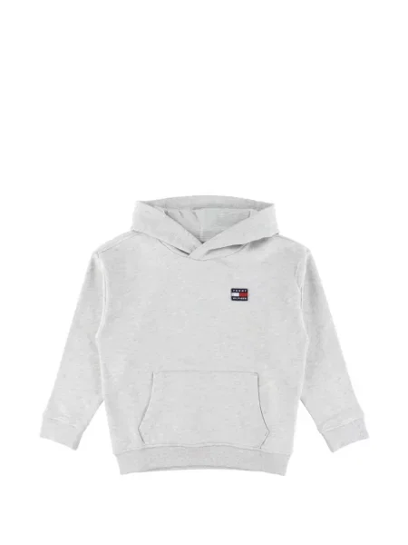 Bluza z kapturem dziecięca Tommy Hilfiger szara