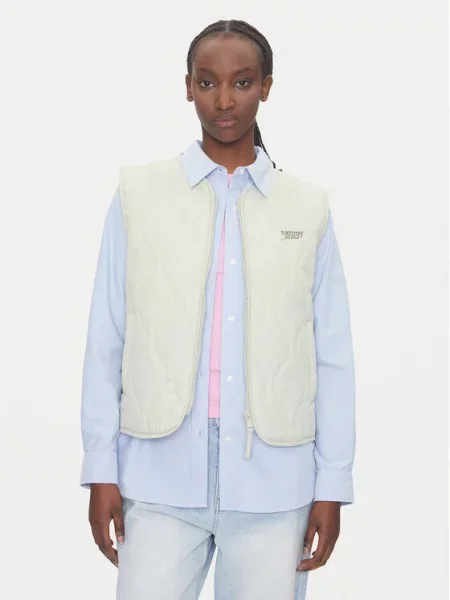Tommy Jeans Sportski prsluk Onion zelena