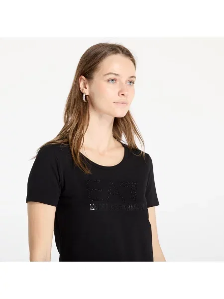 T-shirt Emporio Armani Train Logo Series W Tee Ss Black L czarna