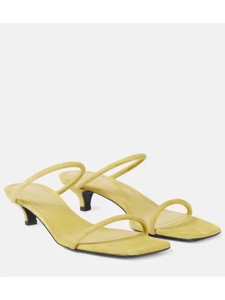 Sandale Toteme din piele de căprioară verde