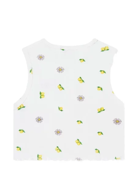 Top dziecięcy Guess biały