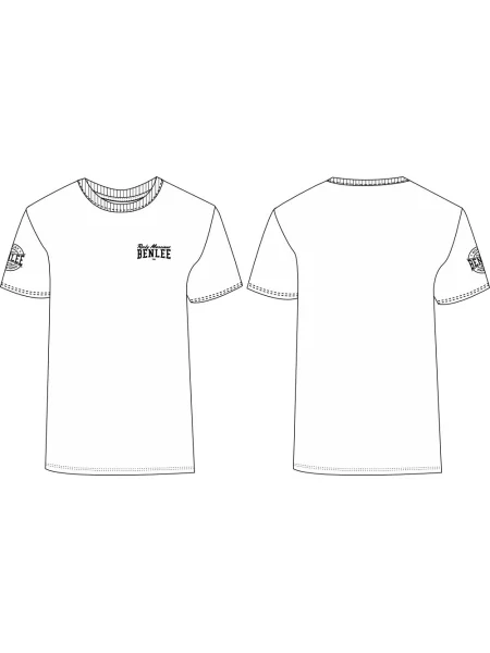 Tricou Benlee alb