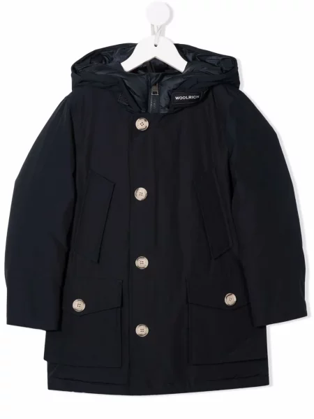 Płaszcz dziecięcy Woolrich niebieski
