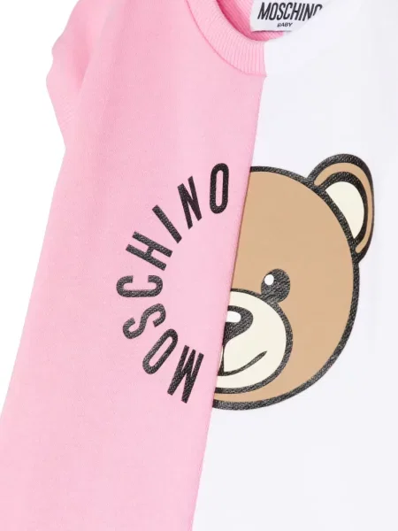 Sukienka dziecięca Moschino różowa