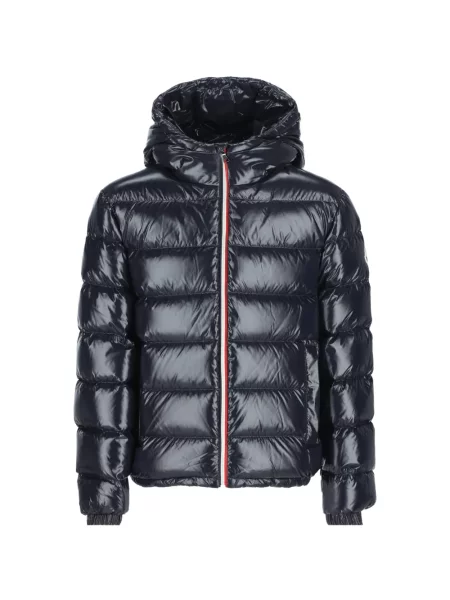 Kurtka dziecięca Moncler Enfant niebieska
