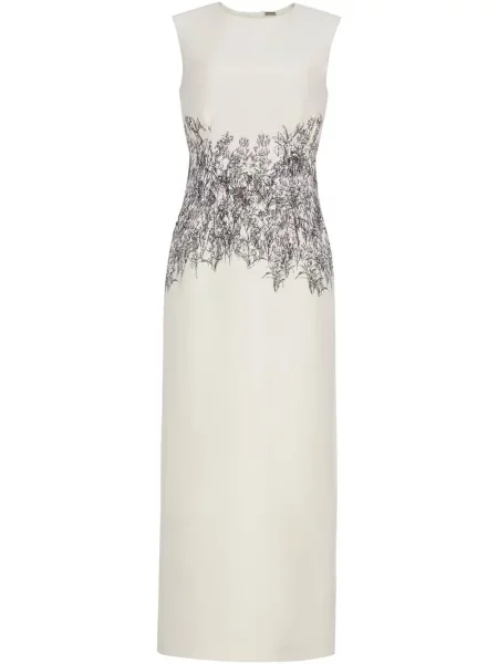 Rochie midi Adam Lippes alb
