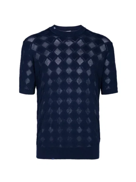 Tricou Bob tricotate albastru