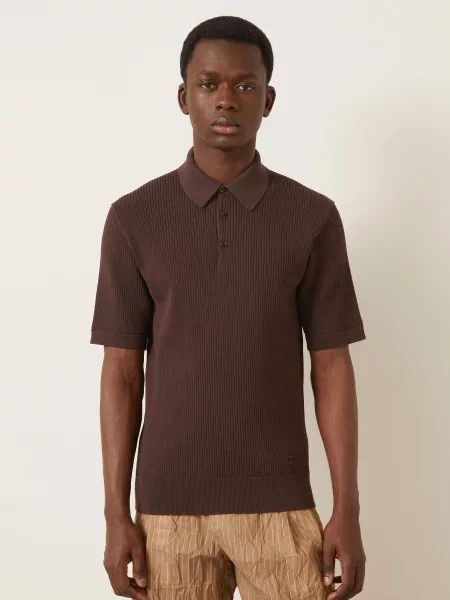 Dolce & Gabbana Sweter Polo braun