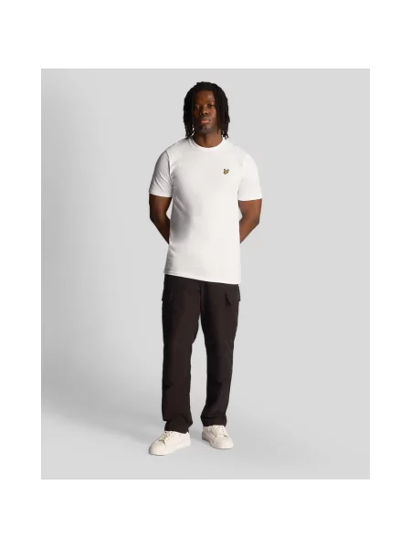 Koszulka Lyle & Scott z nadrukiem biała