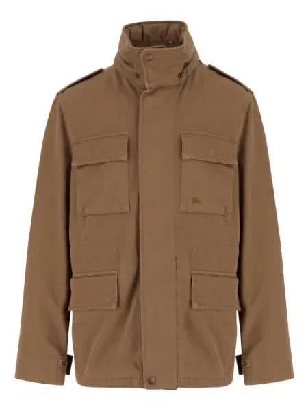 Geacă Burberry cu broderie maro