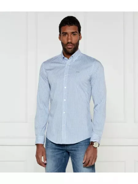 BOSS BLACK Ing Roan | stretch fekete