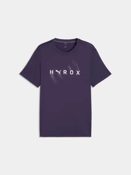 Спортивна футболка PUMA M Hyrox Cloudspun Thermo Tee комбінований верх фіолетовий