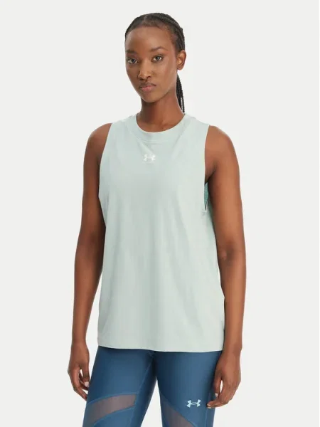 Under Armour Tricou tehnic Rival Muscle verde