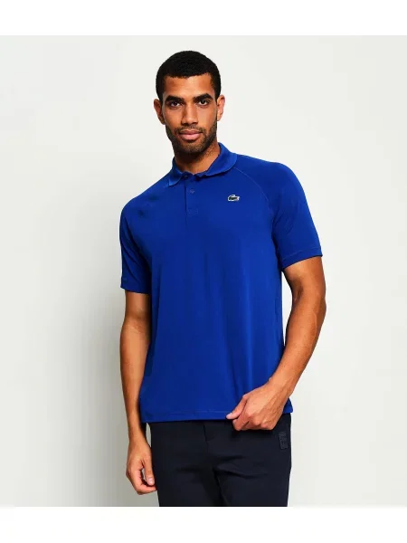 Tricou polo Lacoste albastru