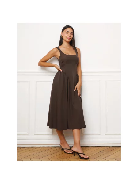 Rochie La Modeuse maro