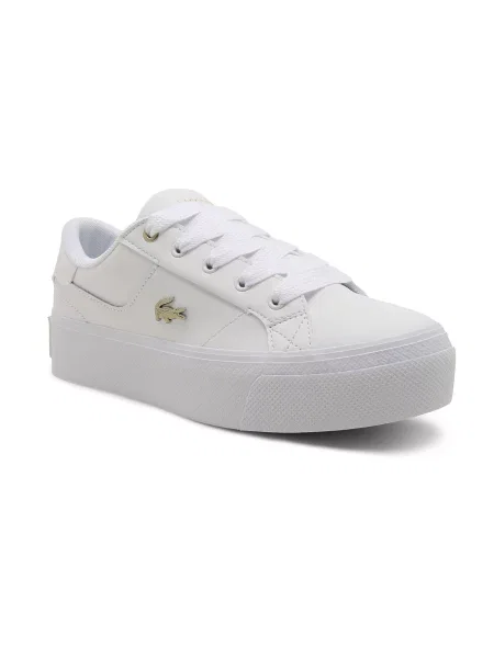 Lacoste De piele sneakers Vulcanized alb