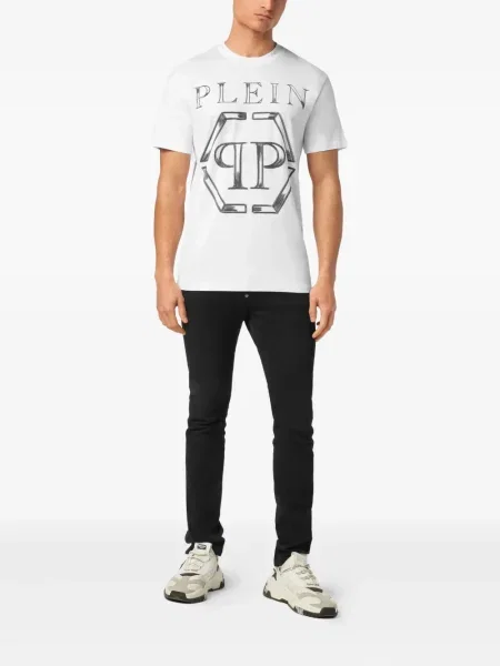 Tricou Philipp Plein alb