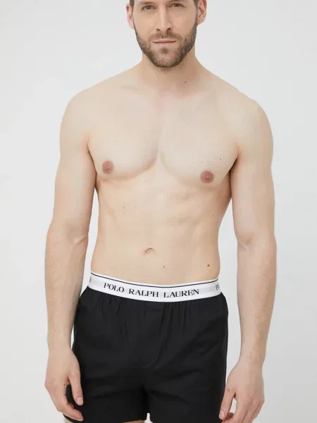 Bokserki Polo Ralph Lauren ze stretchu czarne