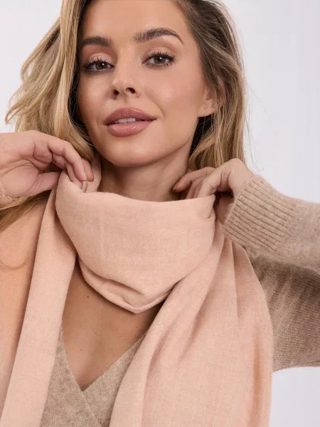 Šal Wool Fashion Italia smeđa