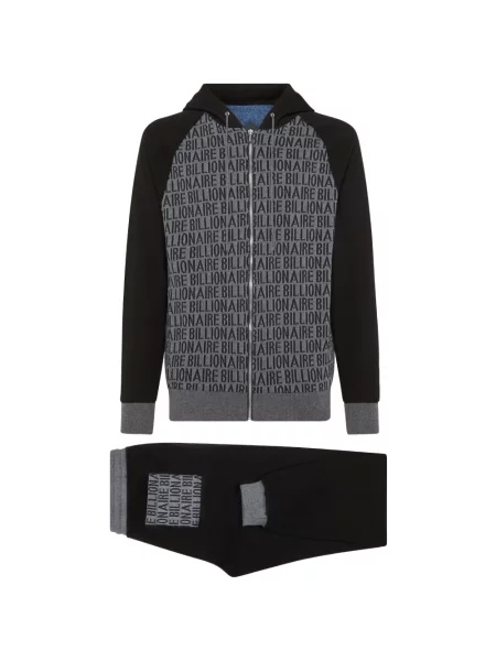 Komplet dresowy Billionaire z autografem czarny